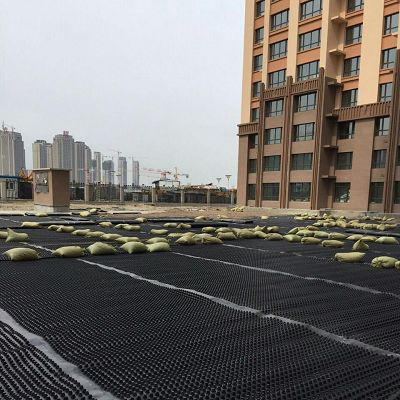 排水板工程案例--潍坊九龙湖社区